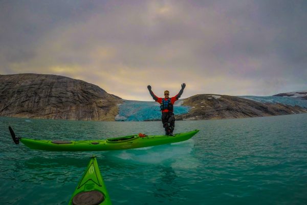 incredible adventure at svartisen glacier with kayaks