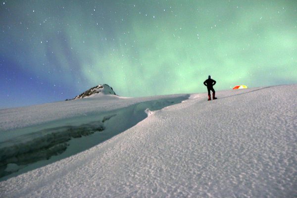 nordlys på svartisen