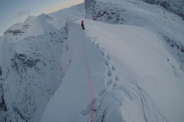 Kattøran traversen på vinteren