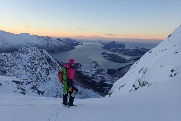 Kattøran traversen på vinteren